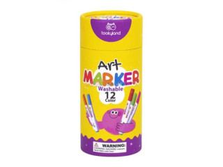 Fixy zmývateľné s univerzálnym hrotom 12 ks