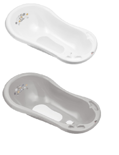 Vanička so zátkou a protišmykovou podložkou Zebra 84 cm Maltex