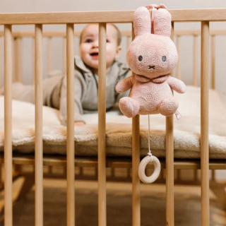 Hudobný zajačik Miffy Pink Flower Little Dutch