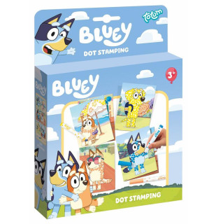 Bluey pečiatkovanie bodky Tatum