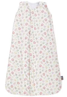 Letný spací vak bambus zvieratká ružová Veľ. 70 cm Kaarsgaren