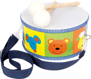 Detské drevené hudobné nástroje bubon zvieratá small foot
