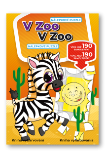 V zoo - nálepkové puzzle