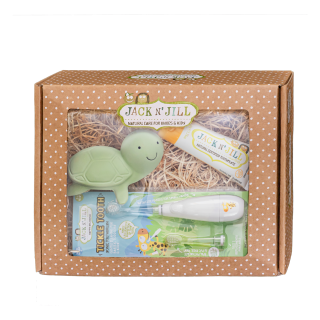 Darčekový set Jack N´ Jil Turtle Sonická zubná kefka pre deti