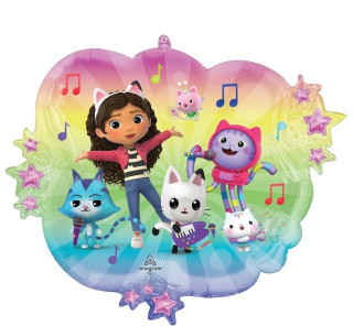 Gábinin kúzelný domček 50x71cm - fóliový balónik