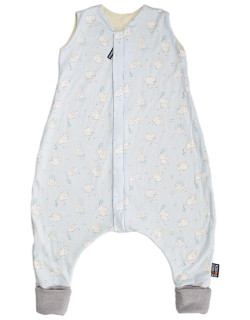 Merino spací vak slon modrý s nožičkami