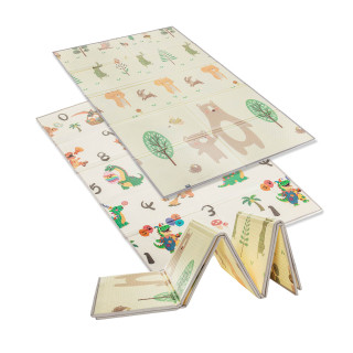 Multifunkčná obojstranná penová skladacia podložka 180 x 120 cm Forest Zopa