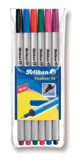 Fineliner 96, 6 farieb Pelikan