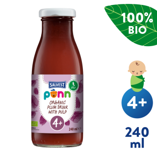 Salvest Ponn BIO Slivková šťava s dužinou (240 ml) 4m+