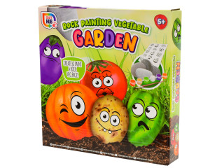Kreatívna sada maľovanie kamienkov 4 ks Rock Vegetable Garden