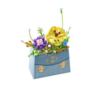 Stavebnica mini Kvetina v kabelke 223 ks Koco