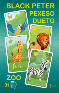 Čierny Peter/Pexeso/Dueto ZOO 3v1 31 ks