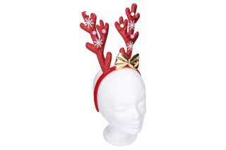 Set karneval - čelenka s rohmi a mašľou