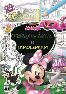 Omaľovánky so samolepkami A4 Minnie