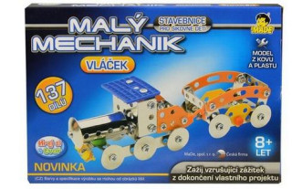 Malý mechanik - vláčik, 137 dielov