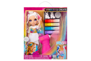 Rainbow High Air Brush bábika - fialové oči