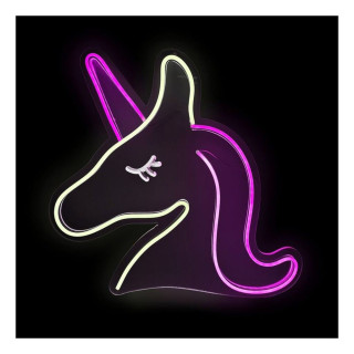 Led Neon Light lampička Jednorožec ružovobiely 2Kids Toys