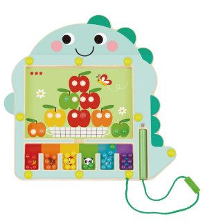 Magnetická hra Triedenie farieb s dinosaurom Kids Toys
