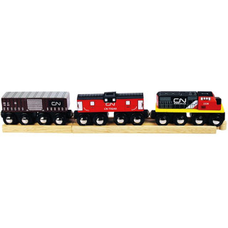 CN nákladný vlak + koľaje Bigjigs Rail