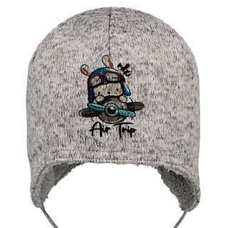 Viazacia čiapka podšívka wellsoft Lietadlo šedá RDX