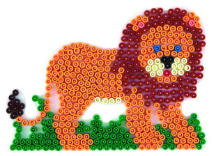 Podložka na zažehľovacie korálky Lev MIDI Hama