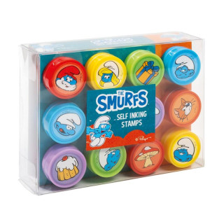 Šmolkové pečiatky 12 ks