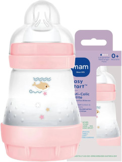 Detská antikoliková fľaša Easy Active 2x160 ml Mam Ružová