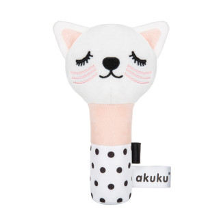 Plyšové pískatko mačička Akuku