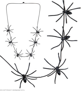 Náhrdelník s pavúkmi