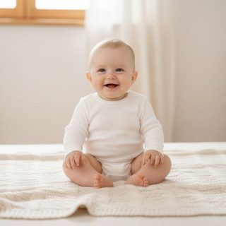 Body biele vzor obdĺžnik Babyservice