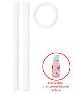 Slamky náhradné na fľašu nerezové 2 ks SKIP HOP