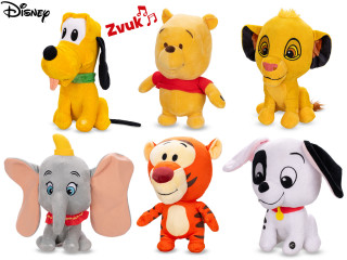 Disney postavičky plyšové 30 cm na batérie so zvukom