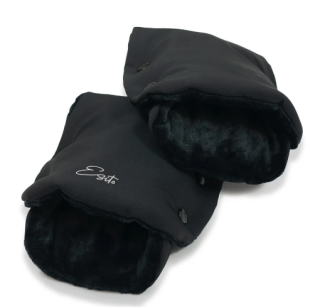 Rukávnik na kočík Golf Softshell Black RFX - čierna Esito