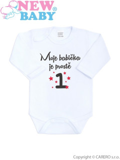 Body s potlačou New Baby Moja babička je jednoducho jednotka