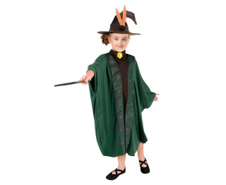 Kostým Kúzelník/Kúzelníčka zelený