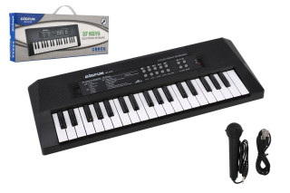 Pianko/Varhany/Klávesy 40 cm napájanie na USB + mikrofón