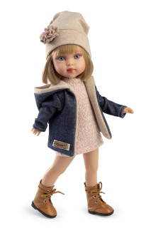 Realistická bábika s celovinylovým telom Penelope 857 - 34 cm Guca