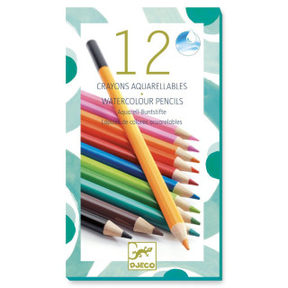 12 akvarelových pasteliek Djeco