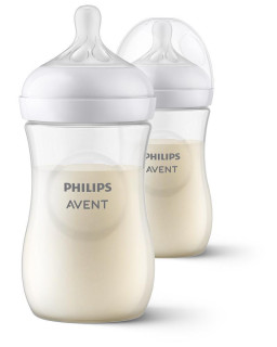 Fľaša Natural Philips Avent Response 260 ml, 1m+, 2 ks