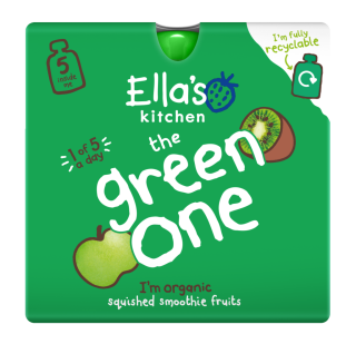 Ella's Kitchen BIO Green One Kiwi s jablkom a banánom (5x90 g)