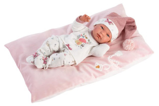 New Born dievčatko 73880 Llorens - realistická bábika bábätko - 40 cm