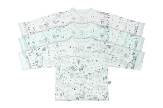 Bavlnený obojstranný kabátik Mestečko Baby Service RUŽOVÝ Veľ. 62