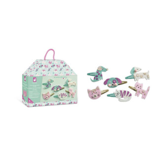 Atelier Sada Výroba šperkov Sponky do vlasov Mláďatká 6 ks Janod