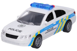 Auto policajné s efektmi 15,5 cm