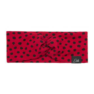 Dievčenská čelenka do vlasov Black Spot ruby ​​red Esito červená