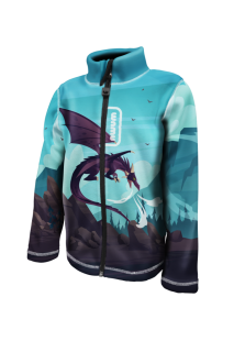 Fleecová mikina detská Dragon fantasy Wamu