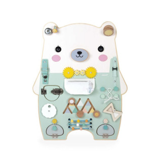 Pure Drevená motorická doska s aktivitami Medveď Janod