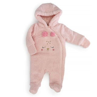 Zimná dievčenská dojčenská kombinéza Pidilidi Pink