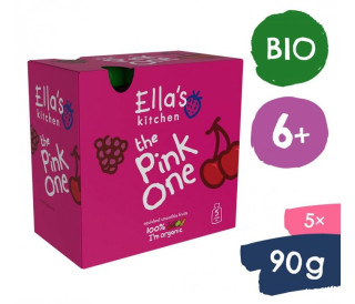 Ella's Kitchen BIO PINK ONE ovocné smoothie s dračím ovocím (5x90 g)