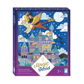 Maľovanie vodovými farbami Atelier Kreatívna sada Magická škola Janod